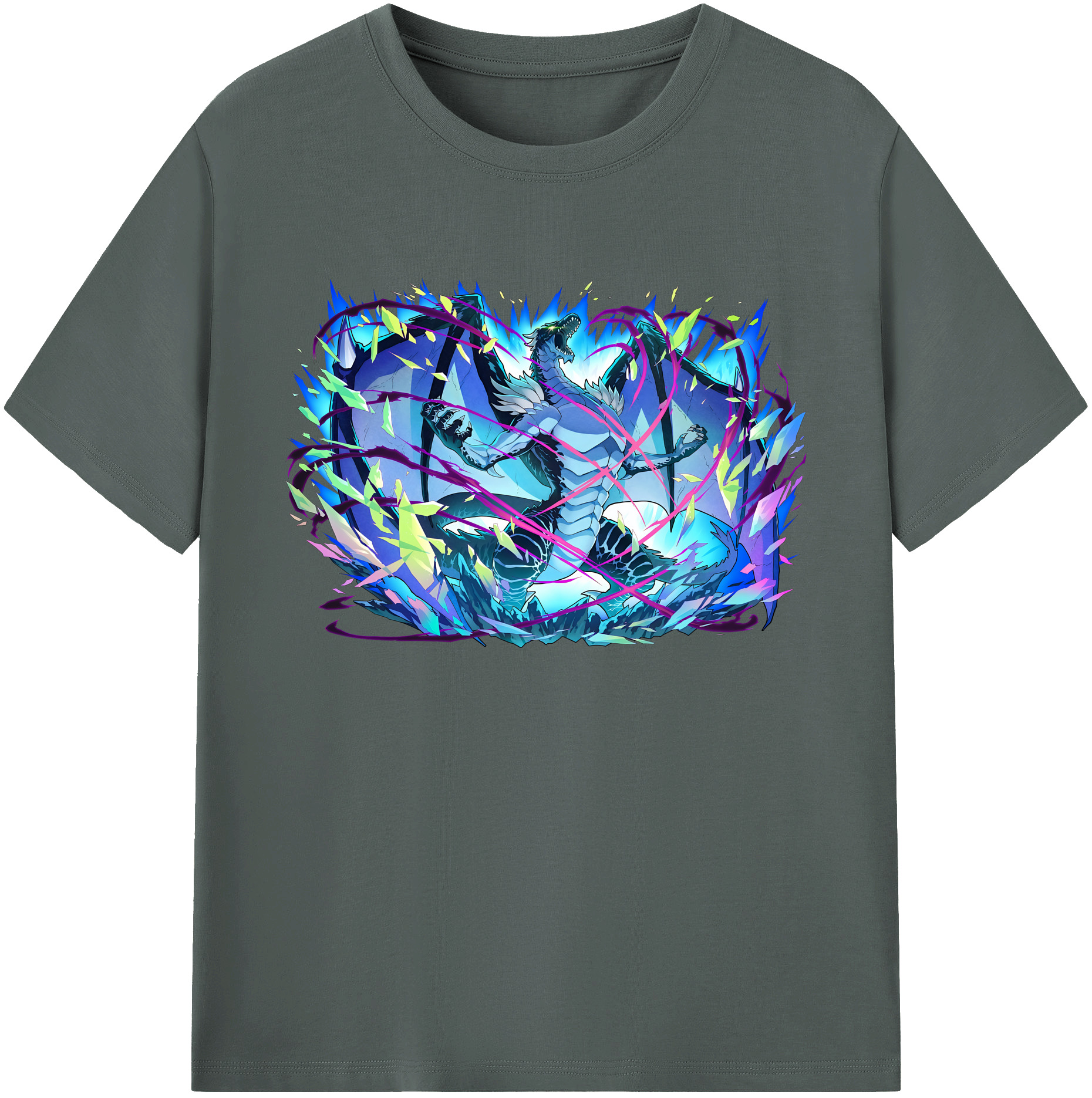 （画像用） 転スラ Regarding Reincarnated to Slime 綿100％ メンズ半袖Tシャツ｜肌触りやわらか＆通気性